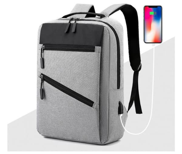 INF Stor Kapacitet Multi-Funktionel Multi-Delt Laptop Taske Grå