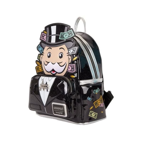 Loungefly - Monopoly - Mini ryggsäck Monopoly Pennybags av Loungefly