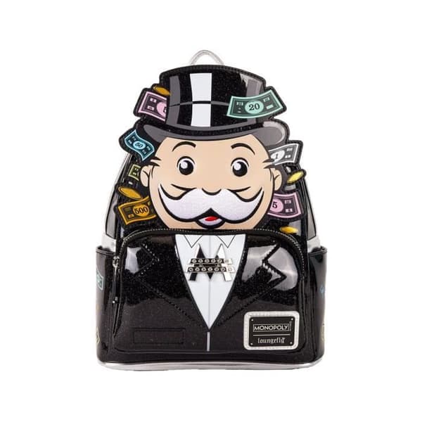 Loungefly - Monopoly - Mini ryggsäck Monopoly Pennybags av Loungefly