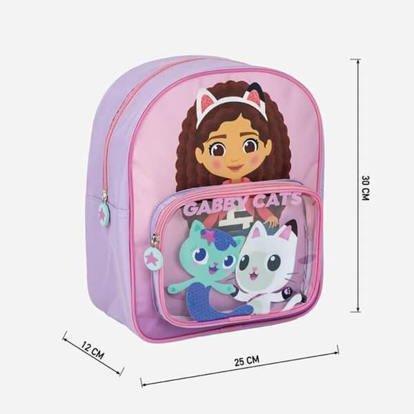 Skoletaske Gabby's Dollhouse Pink 25,0 x 30,0 x 1,2 cm