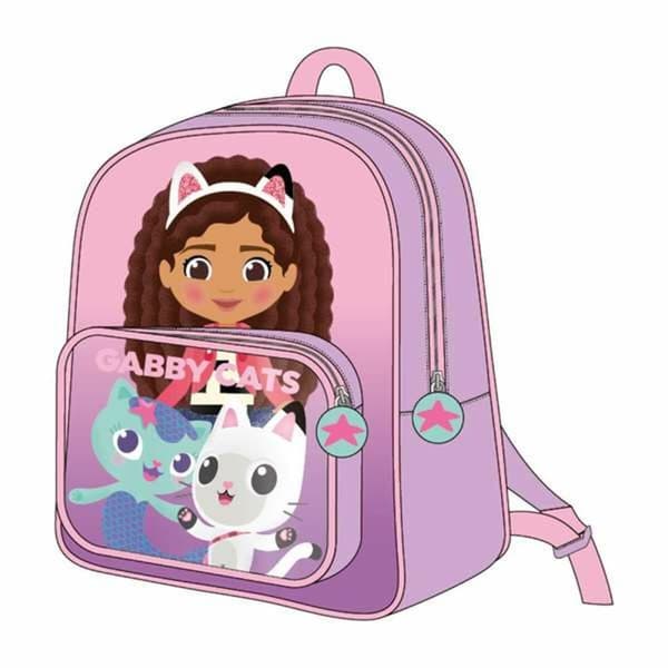 Skoletaske Gabby's Dollhouse Pink 25,0 x 30,0 x 1,2 cm