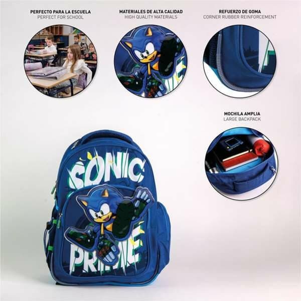 Skolryggsäck Sonic Mörkblå