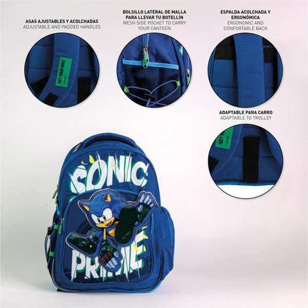 Skolryggsäck Sonic Mörkblå