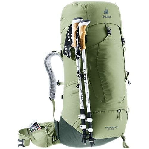 Deuter Aircontact Lite 45 + 10 SL Grove-Ivy vaellusreppu