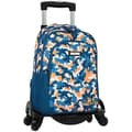 Miniatyrbild 1 av 2: Fortnite Blue Camo skolryggsäck + Toybags vagn med 4 svängbara hjul - två huvudfickor och framficka -