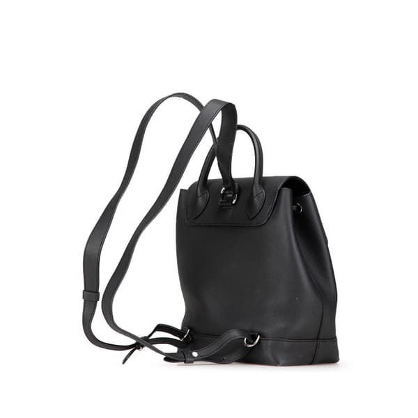 Pre-owned Louis Vuitton Taurillon Lockme Backpack Black
