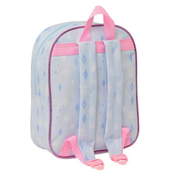 Skoletaske Frozen Syren 22 x 27 x 10 cm 3D