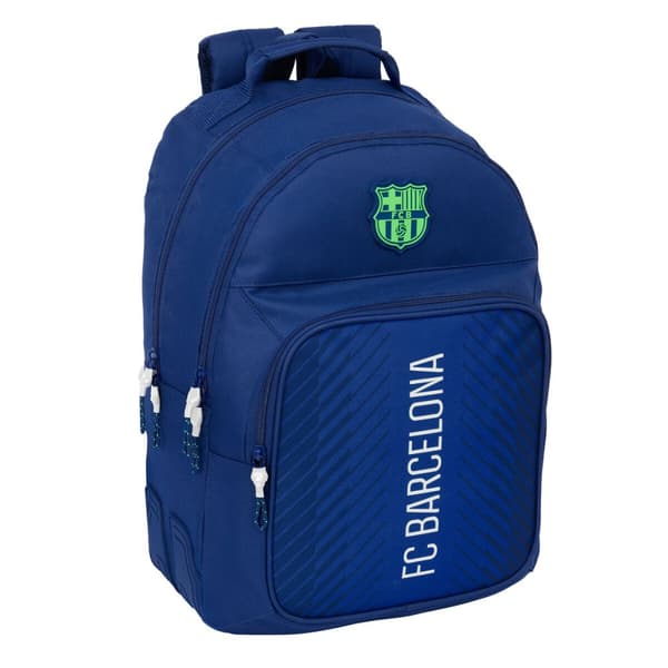 Skoletaske F.C. Barcelona Marineblå 32 x 42 x 15 cm