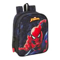 Miniatyrbillede 1 af 3: Skoletaske Spider-Man Attack Sort 22 x 27 x 10 cm