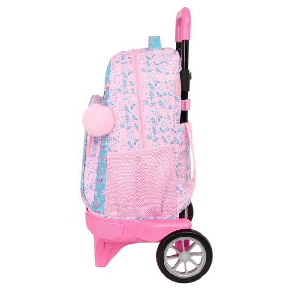 Skolerygsæk med Hjul Safta Swing Multifarvet 33 x 45 x 22 cm