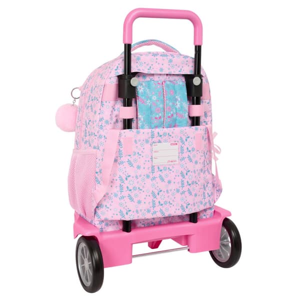 Skolerygsæk med Hjul Safta Swing Multifarvet 33 x 45 x 22 cm