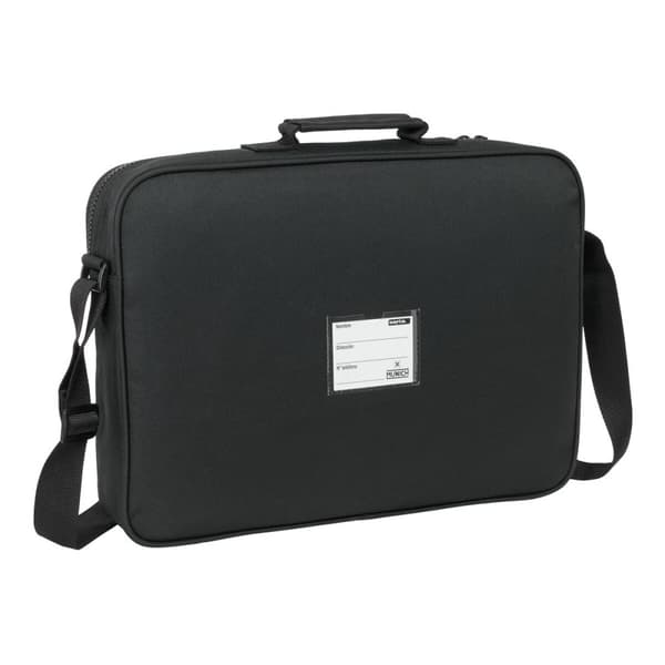 Skole skoletaske Munich Topo Sort 38 x 28 x 6 cm