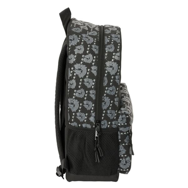 Skoletaske One Piece Pirates Sort 30 x 46 x 14 cm