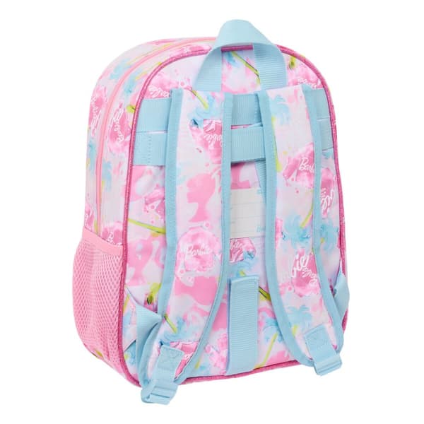 Skoletaske Barbie Painterly Pink Himmelblå 26 x 34 x 11 cm
