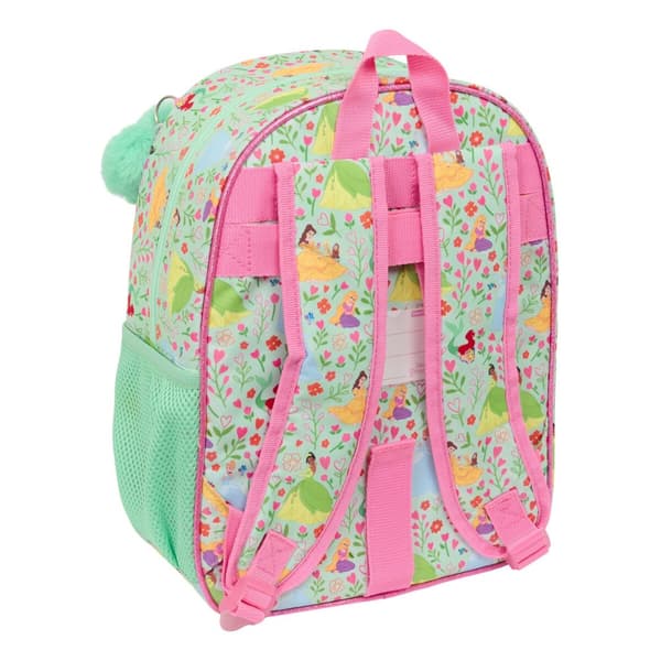 Skoletaske Disney Princess Bloom Pink Akvamarin 26 x 34 x 11 cm