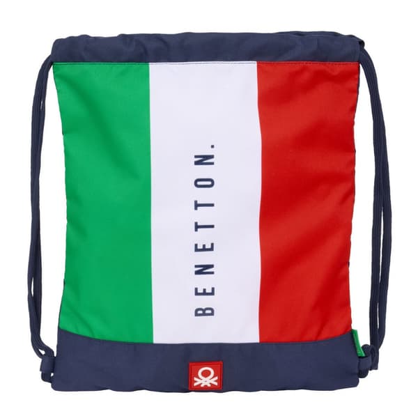 Rygsæk med Snore Benetton Flag Marineblå 35 x 40 x 1 cm