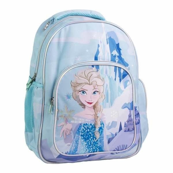 Skoletaske Frozen Blå