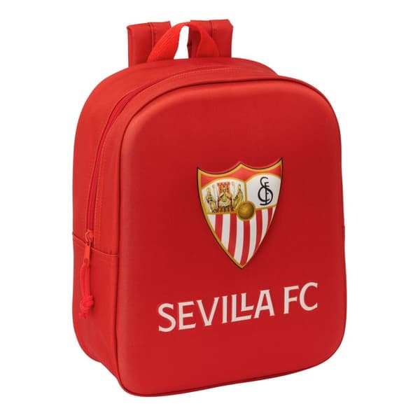 Koululaukku Sevilla Fútbol Club Punainen 22 x 27 x 10 cm 3D