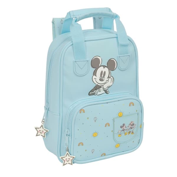 Koululaukku Mickey Mouse Clubhouse Baby Vaaleansininen 20 x 28 x 8 cm