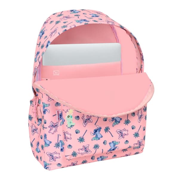 Kannettavan reppu Lilo & Stitch Beach Pinkki 31 x 43 x 13 cm
