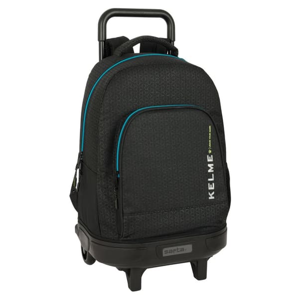 Reppu pyörillä Kelme Iron Musta 33 x 45 x 22 cm