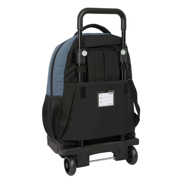 Reppu pyörillä BlackFit8 California Sininen Musta 33 x 45 x 22 cm