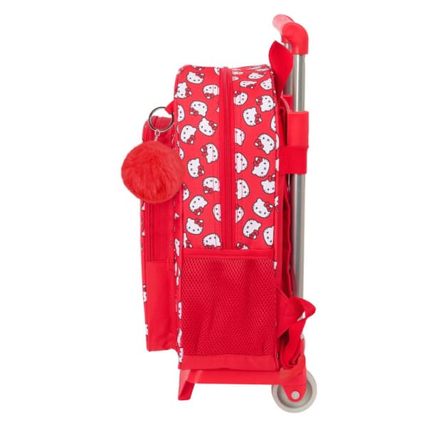 Reppu pyörillä Hello Kitty Iconic Valkoinen Punainen 26 x 11 x 67 cm 26 x 34 x 11 cm