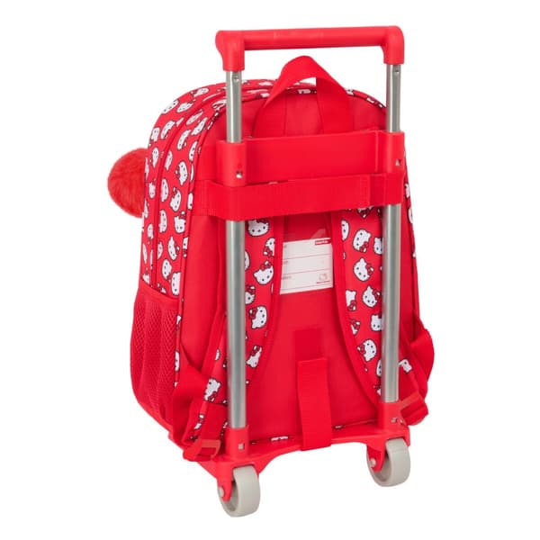 Reppu pyörillä Hello Kitty Iconic Valkoinen Punainen 26 x 11 x 67 cm 26 x 34 x 11 cm