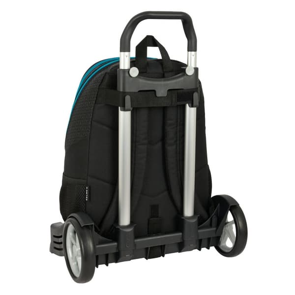 Reppu pyörillä Kelme Iron Musta 32 x 44 x 16 cm