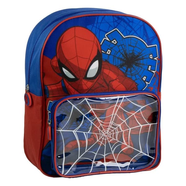 Koululaukku Spider-Man Tummansininen 25 x 31 x 14 cm