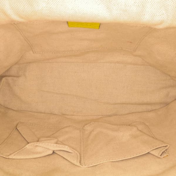 Pre-owned Gucci Leather Bamboo Tassel Backpack Yellow