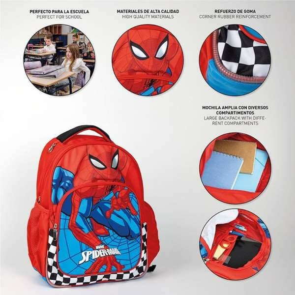 Skoletaske Spider-Man Rød 32 x 15 x 42 cm