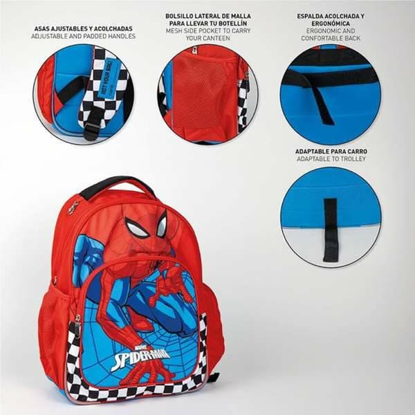 Skoletaske Spider-Man Rød 32 x 15 x 42 cm