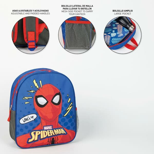 Skolryggsäck Spider-Man Blå 8,0 x 30,0 x 25,0 cm