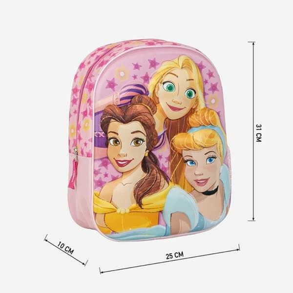 3D Koululaukku Disney Princess