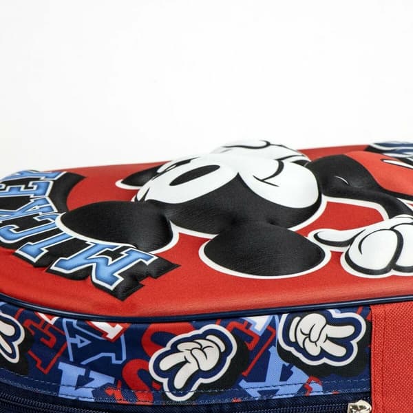 Skoletaske Mickey Mouse Rød 25,0 x 31,0 x 10,0 cm