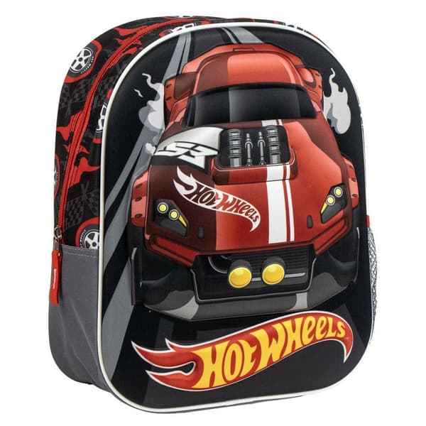 Koululaukku Hot Wheels Harmaa 25,0 x 31,0 x 10,0 cm