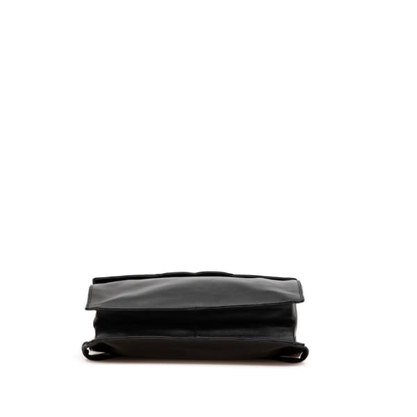 Pre-owned Chanel CC Lambskin Backpack Black