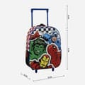 Miniatyrbild 5 av 5: Skolryggsäck 3D med hjul The Avengers 25,0 x 31,0 x 10,0 cm