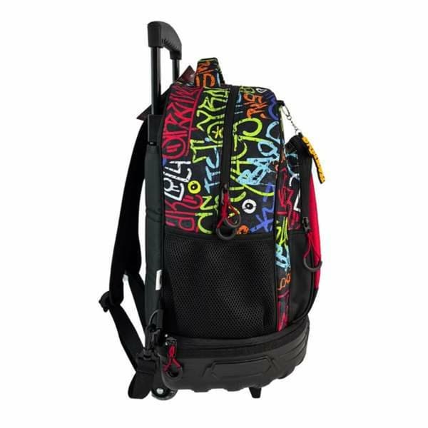 Skolerygsæk med Hjul Toybags Grafitti