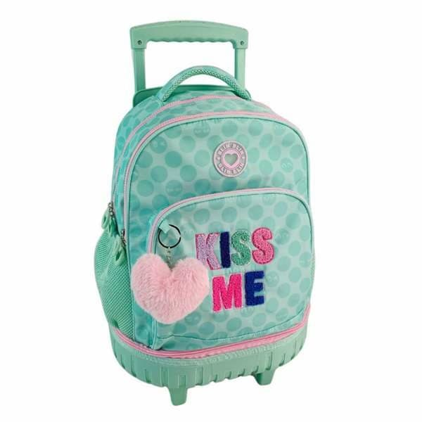 Skoleryggsekk med Hjul Toybags Blin Blin Kiss Me