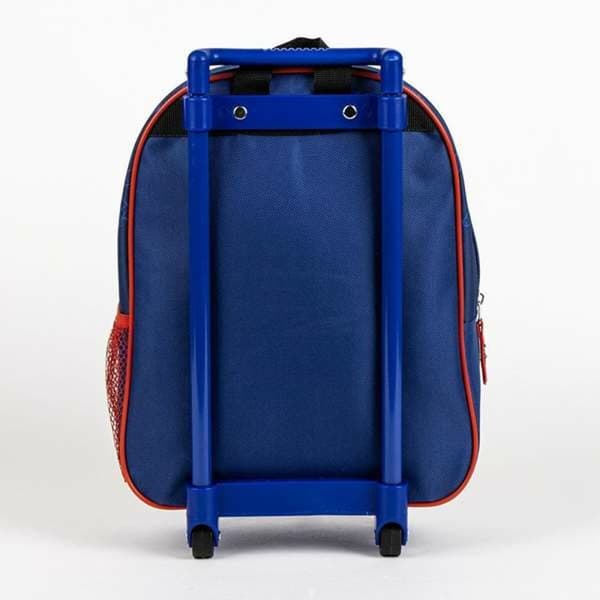 3D Skolebag med Hjul Spider-Man Blå 25,0 x 31,0 x 10,0 cm