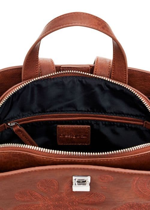 Desigual Ryggsäck i brun för kvinnor - Dejavu Sumy Mini Ryggsäck Kamel 300140