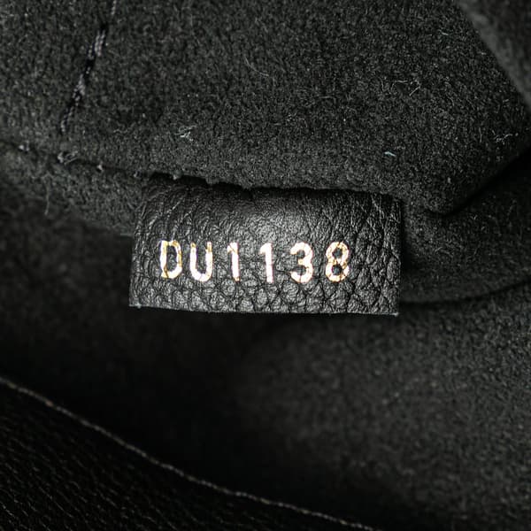 Pre-owned Louis Vuitton Taurillon Mini Lockme Backpack Black