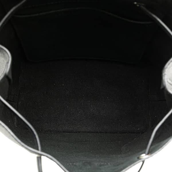 Pre-owned Louis Vuitton Taurillon Lockme Backpack Black