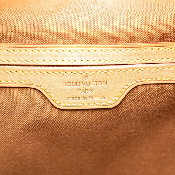 Pre-owned Louis Vuitton Monogram Montsouris GM Brown