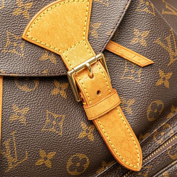 Pre-owned Louis Vuitton Monogram Montsouris GM Brown