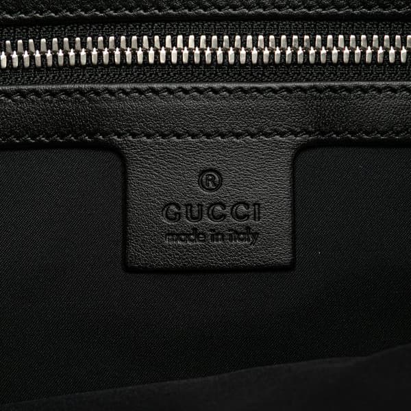 Pre-owned Gucci Leather Gucci Ghost Drawstring Backpack Red