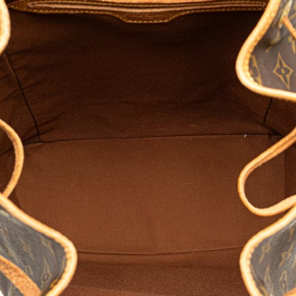 Pre-owned Louis Vuitton Monogram Montsouris GM Brown