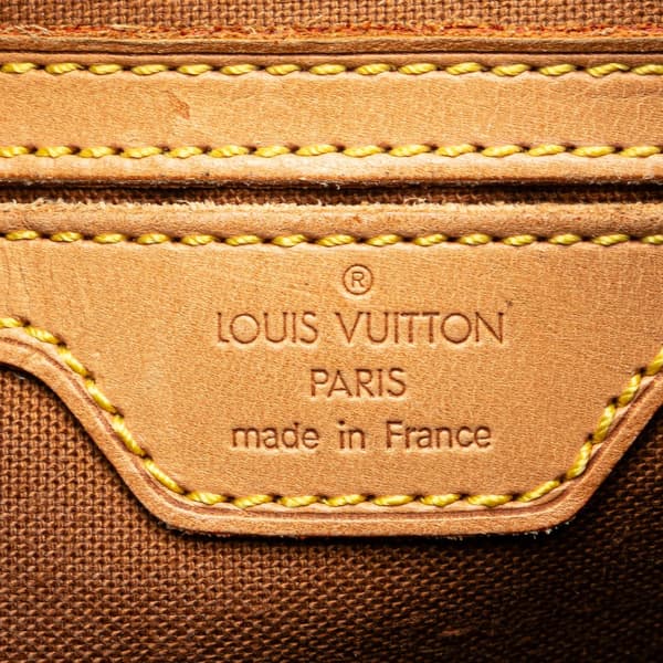 Pre-owned Louis Vuitton Monogram Montsouris GM Brown